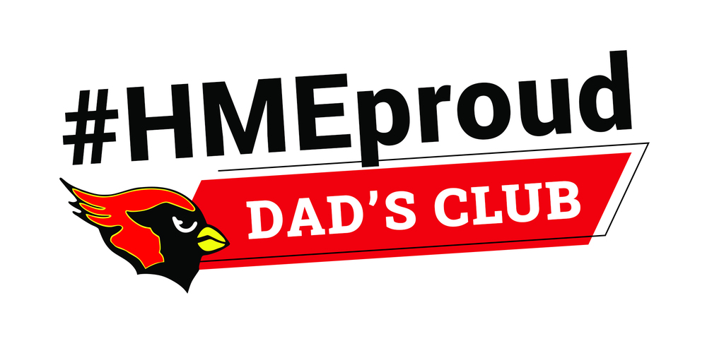 A graphic image advertising the #HMEproud Dad's Club