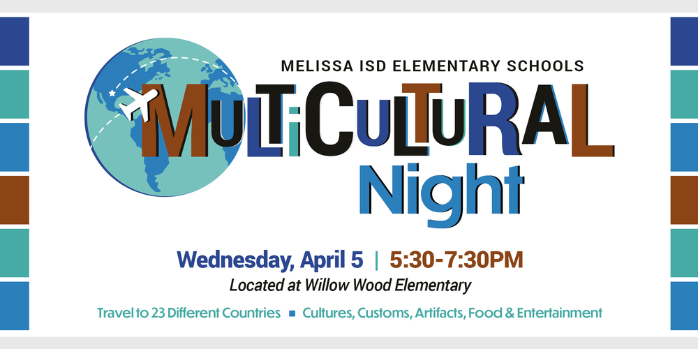 a graphic image advertising Multicultural Night