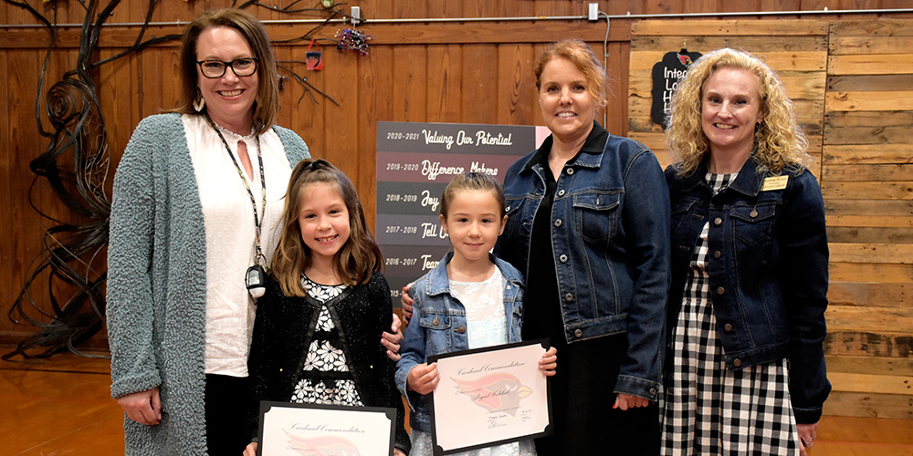 May 2021 Cardinal Commendation recipients from North Creek Elementary