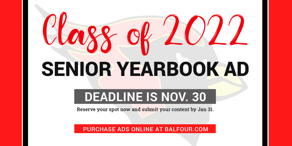 Deadline to purchase senior yearbook ads is Nov. 30