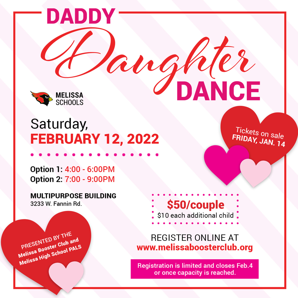 a graphic advertising the 2022 Daddy Daughter Dance