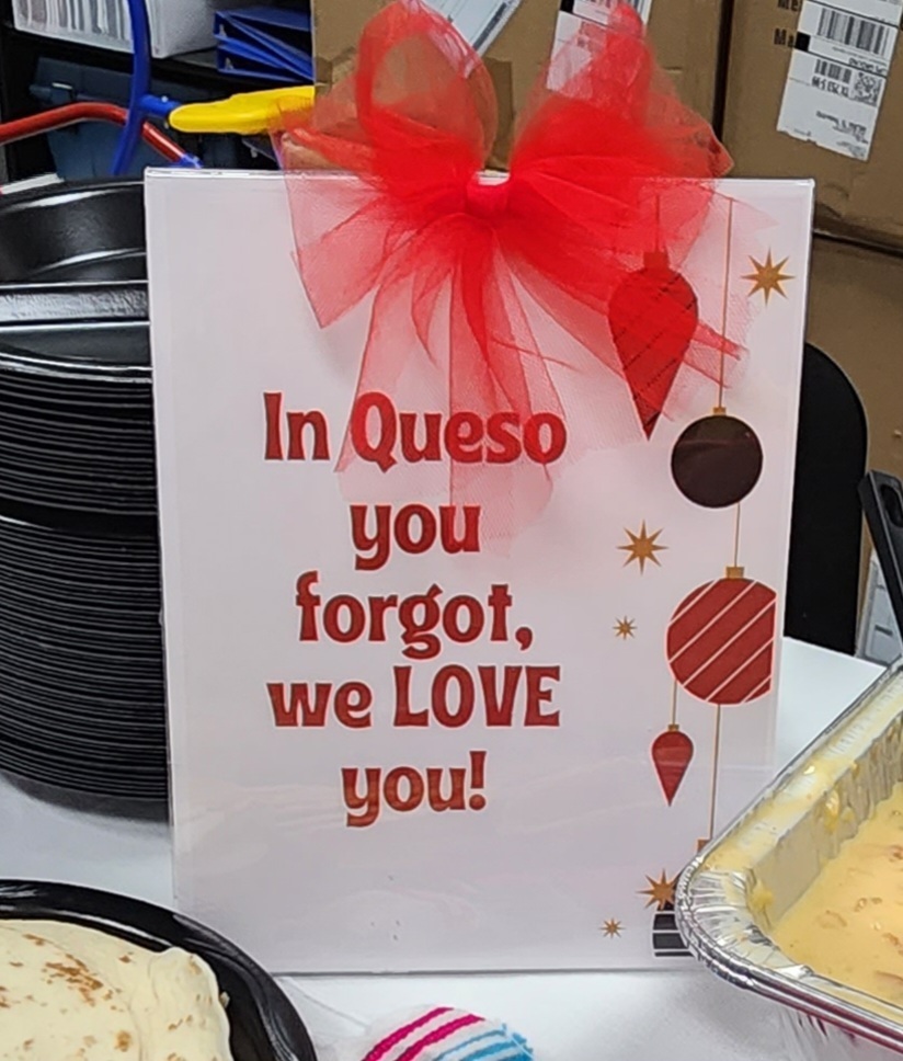 In Queso you forgot...