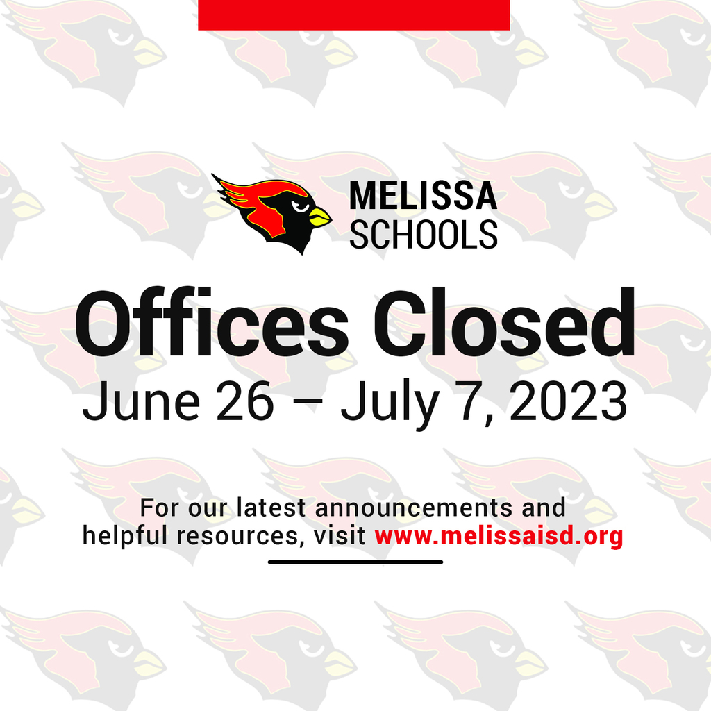 a graphic image announcing offices closed June 26 - July 7, 2023