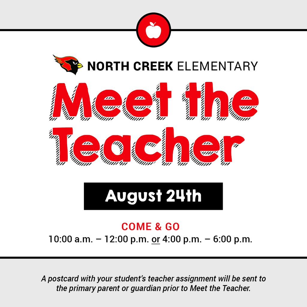 a graphic image advertising Meet the Teacher on August 24, 2023