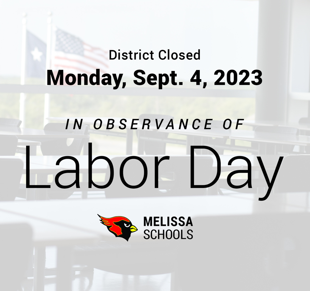 a graphic image reminding of schools closed Monday, Sept. 4 for Labor Day